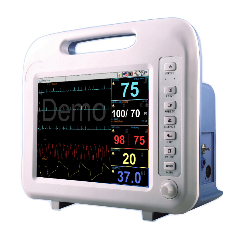 12.1-Inch Multi-Parameter ICU Hospital Patient Monitor