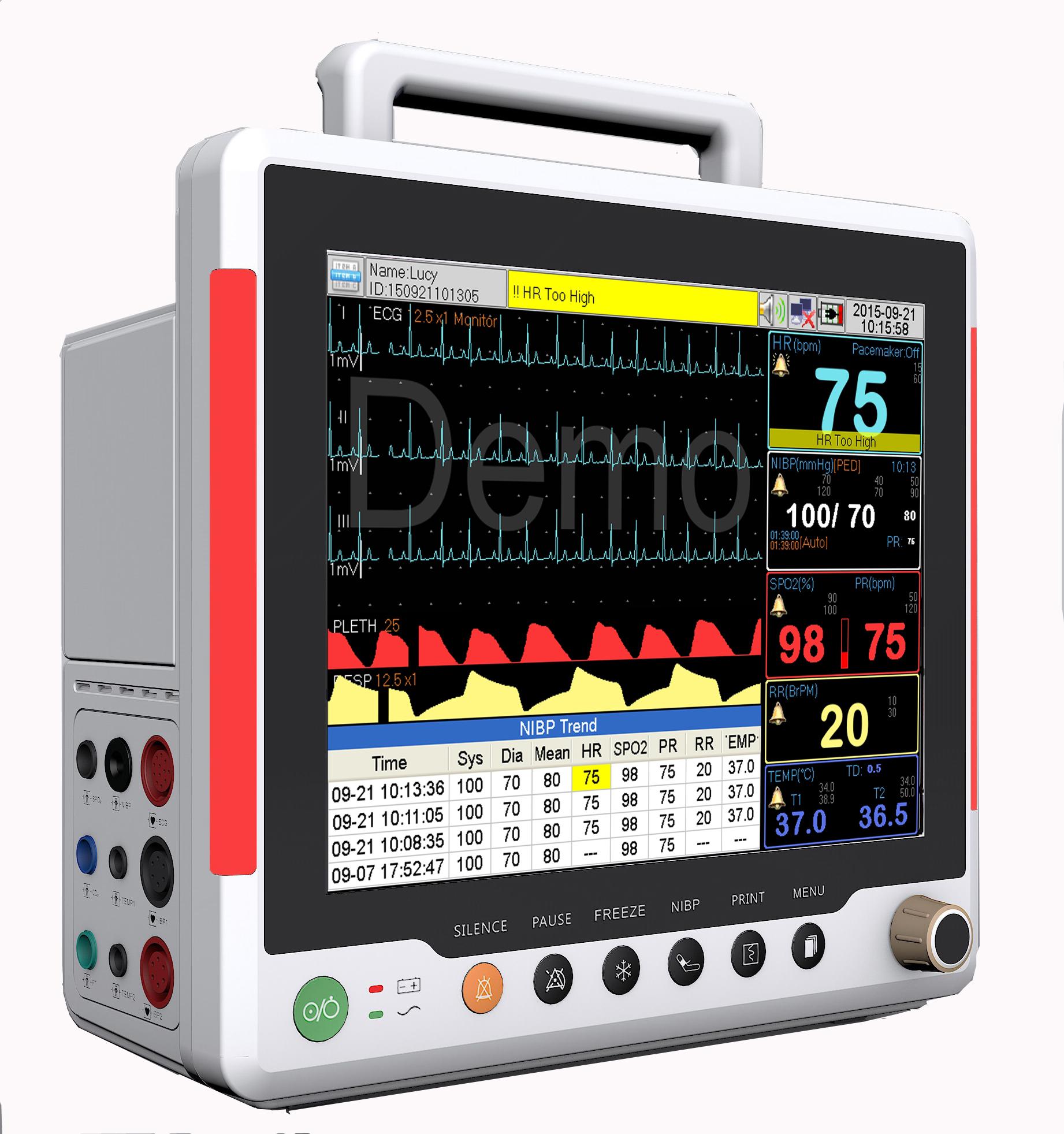 12.1-Inch Multi-Parameter Patient Monitor For ICU and General Diagnosis TX-99BZ028